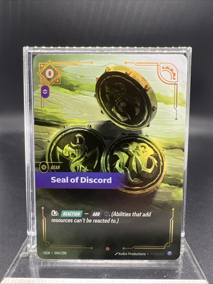 Riftbount Origin Seal of Discord Epic Foil 204/298 - NEAR MINT