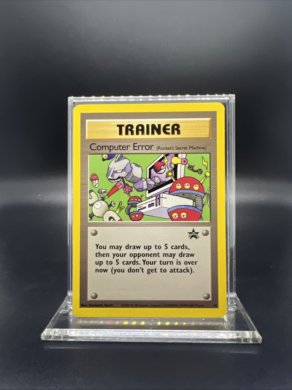Pokemon Computer Error (Rocket's Secret Machine) 16/53 Wotc Promo - MOD PLAY