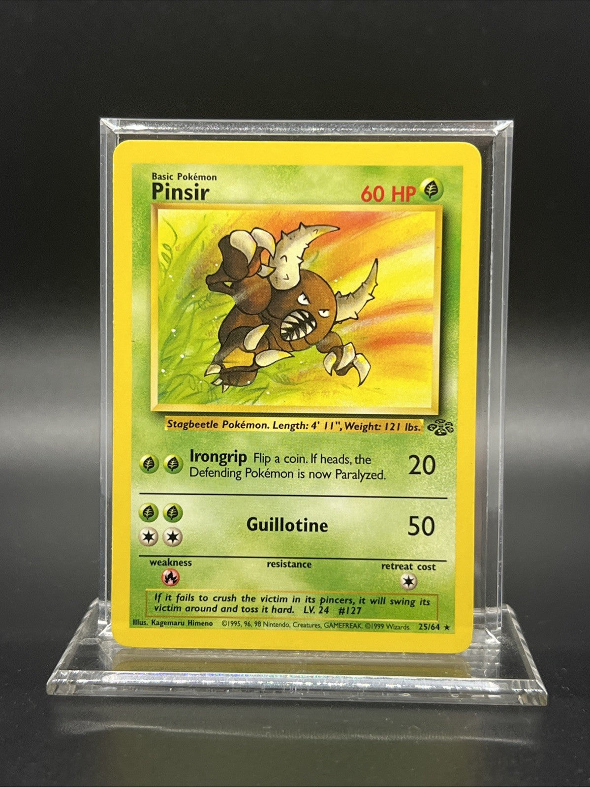 Pinsir 25/64 Jungle Non Holo MOD PLAY Pokemon