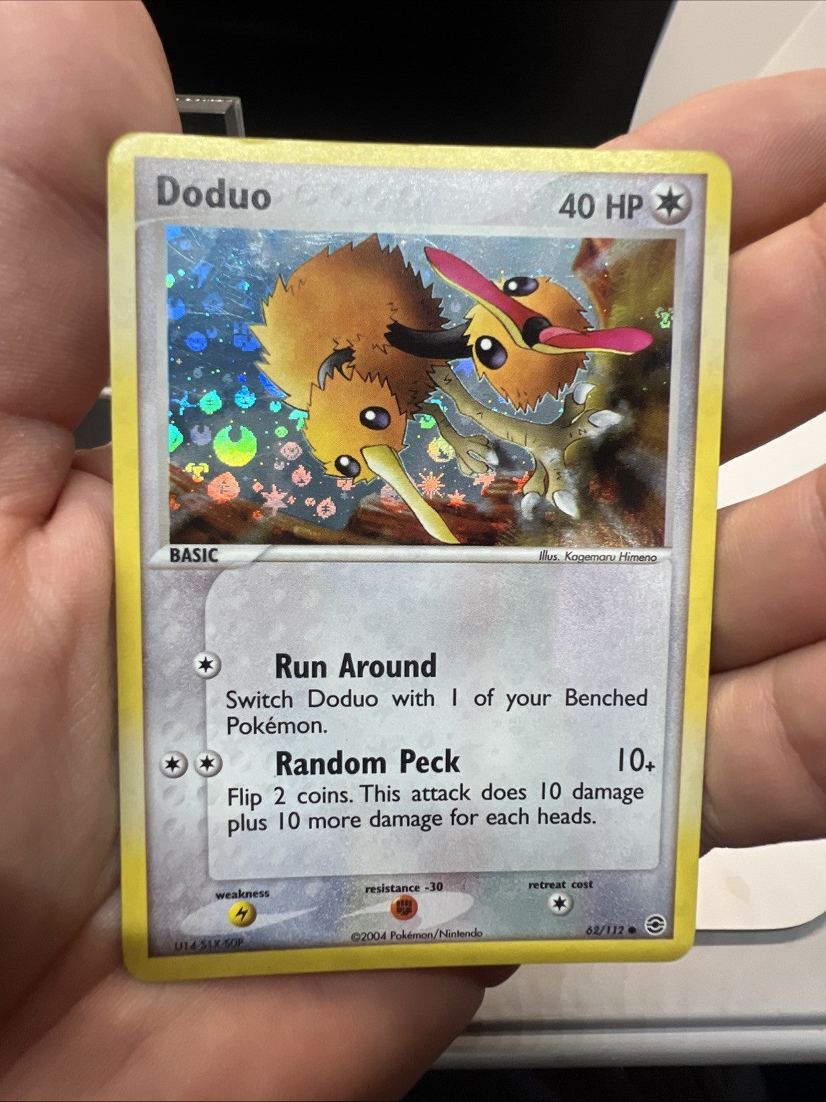Doduo 62/112 – FireRed & LeafGreen – Holo – Light Play - Pokemon