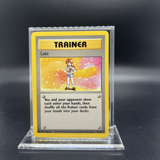 Pokemon Lass 075/102 Base Set - LIGHT PLAY