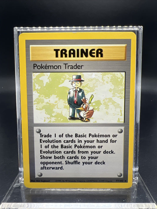 Pokemon Trader 077/102 Base Set Rare Non Holo  - MOD PLAY