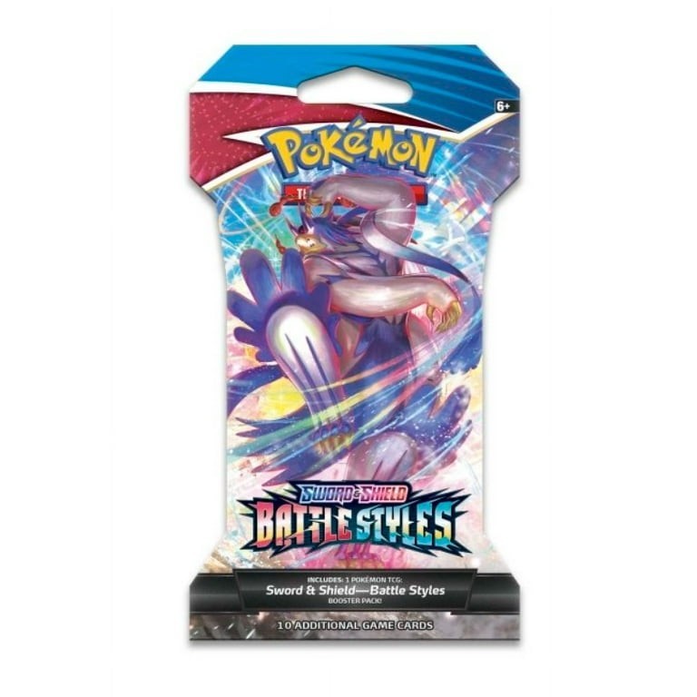 Pokemon Sword & Shield Battle Styles Sleeved Booster Pack - CHOOSE YOUR ART