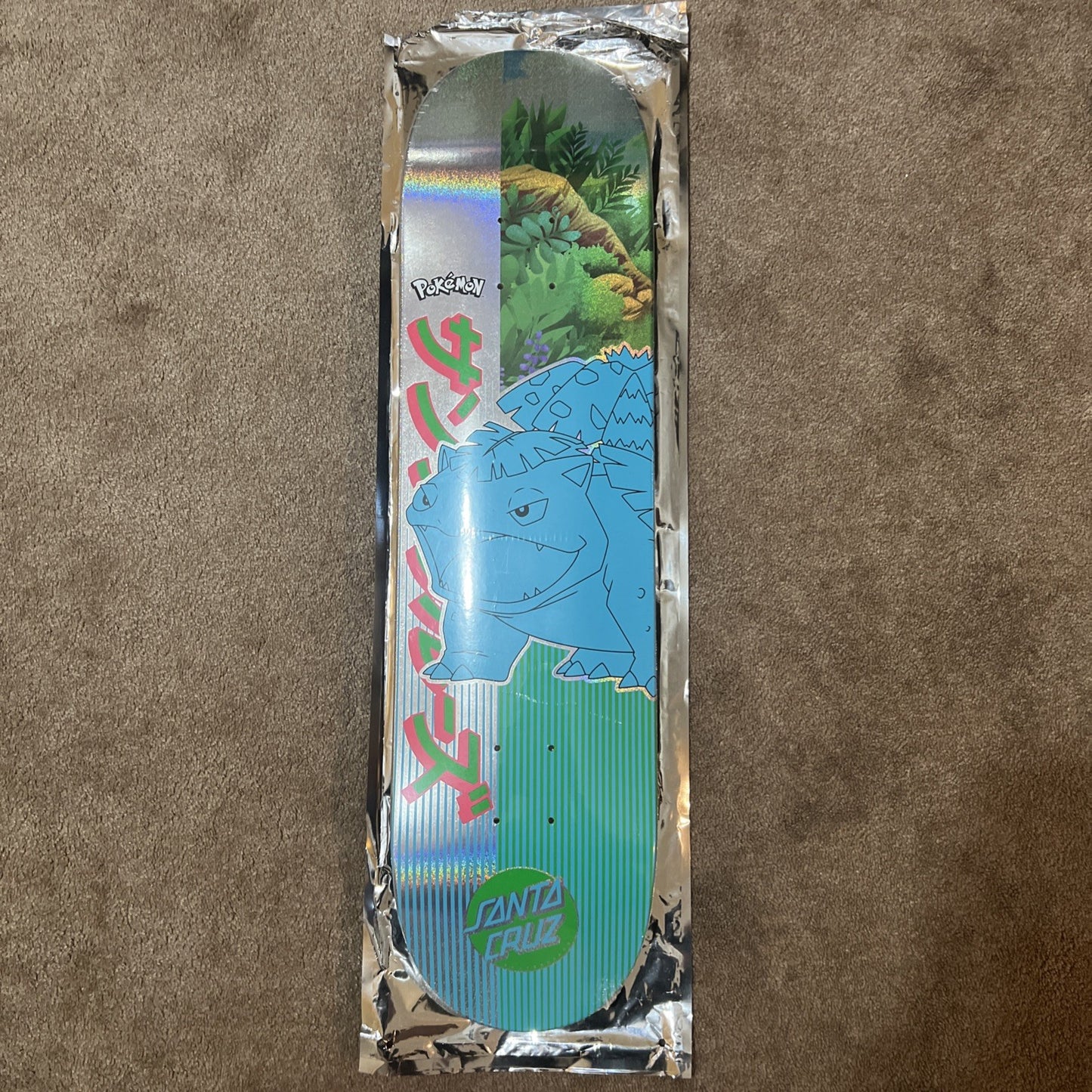 Pokemon x Santa Cruz Limited Edition Deck Venusaur 8.0" Sealed New Rare