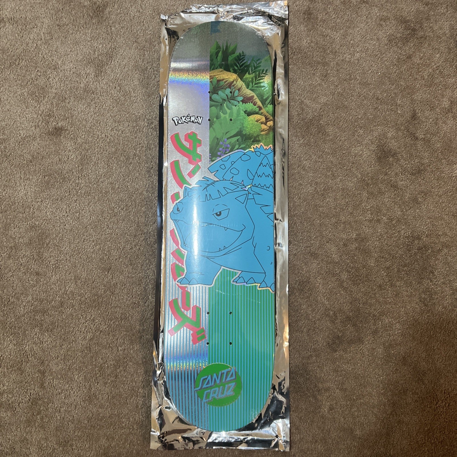 Pokemon x Santa Cruz Limited Edition Deck Venusaur 8.0" Sealed New Rare
