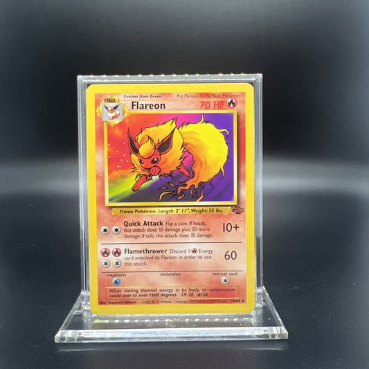 Pokemon Flareon 19/64 Jungle - LIGHT PLAY