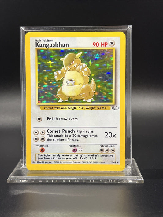 Pokemon Kangaskhan 05/64 Jungle Holo - LIGHT PLAY (B)