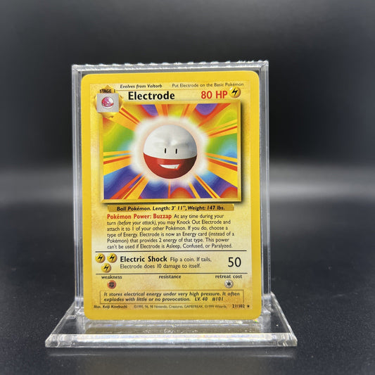 Pokemon Electrode 021/102 Base Set - LIGHT PLAY