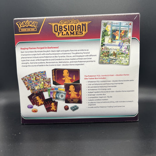 Pokemon Scarlet & Violet Obsidian Flames ETB Elite Trainer Box
