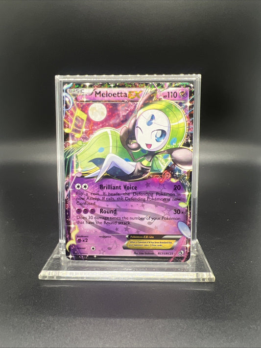 Pokemon Meloetta EX RC11/RC25 Legendary Treasures Radiant Collection - NEAR MINT