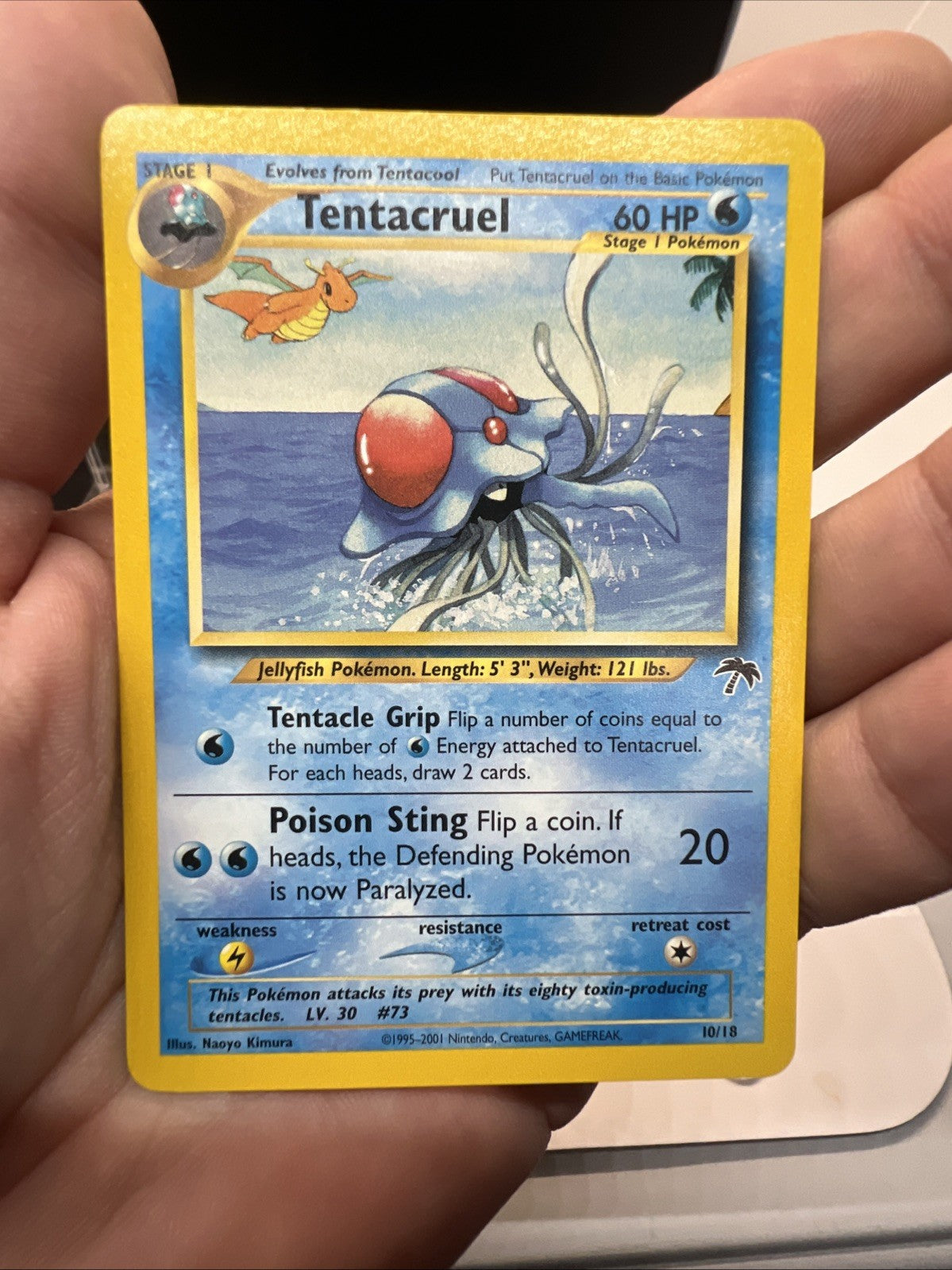 Tentacruel 10/18 – Southern Islands – Non Holo – Light Play - Pokemon