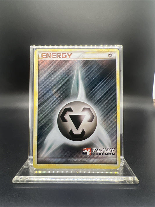 Pokemon Metal Energy  2010 Play Pokemon Holo Energy - LIGHT PLAY