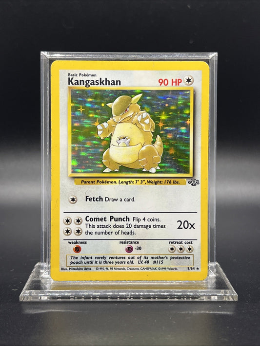 Pokemon Kangaskhan 05/64 – Jungle – Holo Rare – Heavy Play (D)
