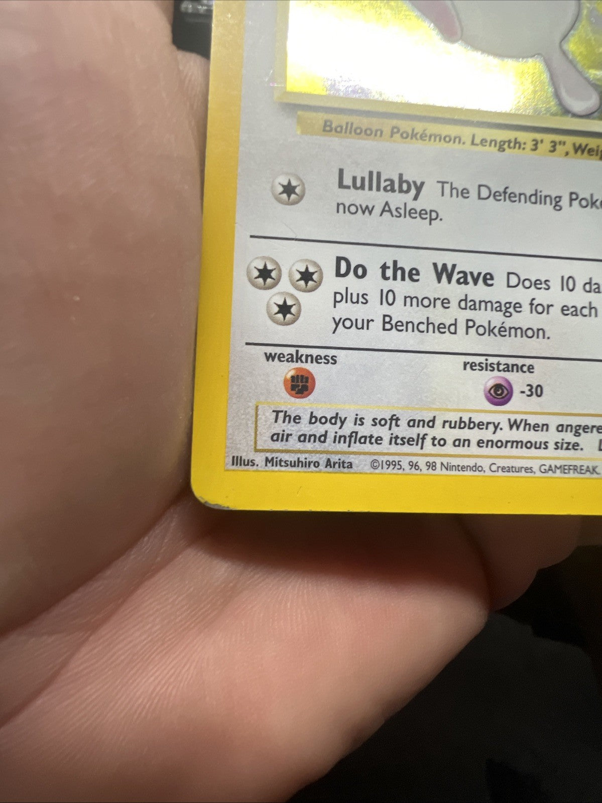 Pokemon Wigglytuff 16/64 – Jungle – Holo Rare – Heavy Play