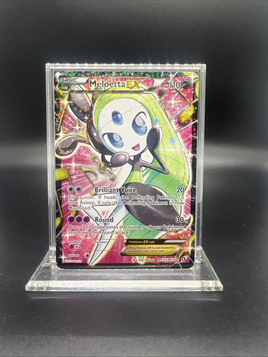 Pokemon Meloetta EX RC25 Legendary Treasures Radiant Collection - LIGHT PLAY (1)