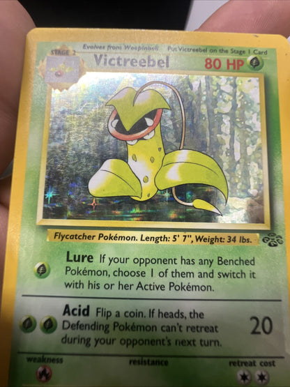 Victreebel 16/64 Jungle Holo HEAVY PLAY Pokemon