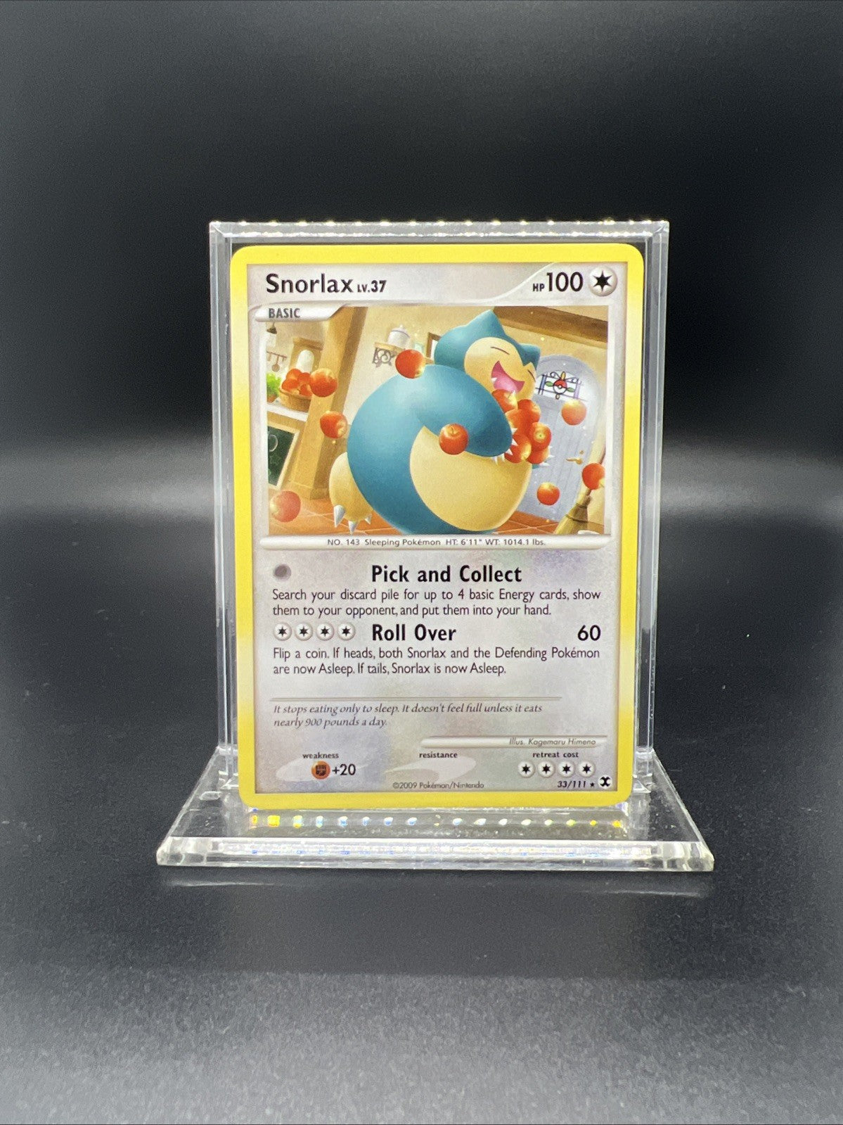 Pokemon Snorlax 33/111 Rising Rivals - NEAR MINT