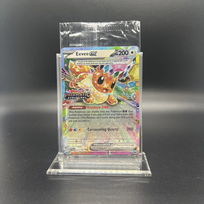 Sealed Eevee ex - (Prismatic Evolutions Stamp) 075/131 Card