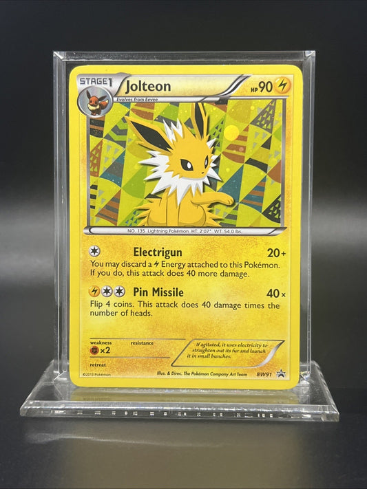 Pokemon Jolteon BW91 Black & White Holo - LIGHT PLAY
