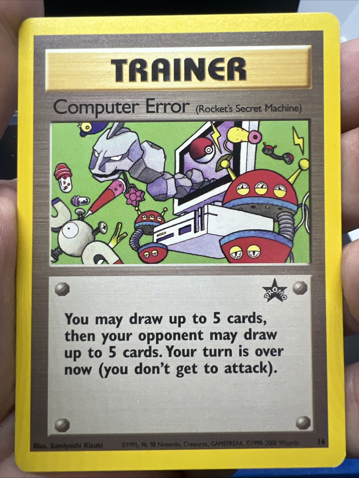 Pokemon Computer Error (Rocket's Secret Machine) 16/53 Wotc Promo - MOD PLAY