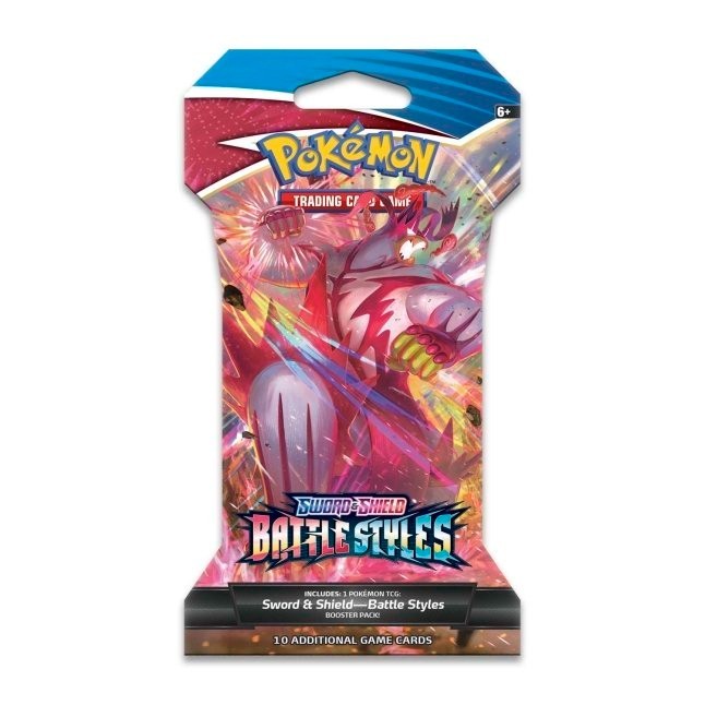 Pokemon Sword & Shield Battle Styles Sleeved Booster Pack - CHOOSE YOUR ART