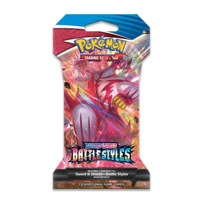 Pokemon Sword & Shield Battle Styles Sleeved Booster Pack - CHOOSE YOUR ART