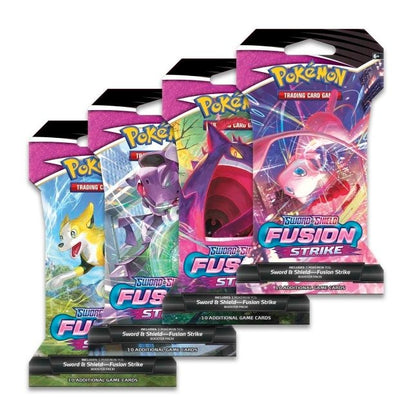 Pokemon Sword & Shield Fusion Strike Sleeved Booster Pack - CHOOSE YOUR ART