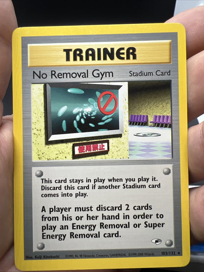 Pokemon No Removal Gym 103/132 Gym Heroes Rare - MOD PLAY