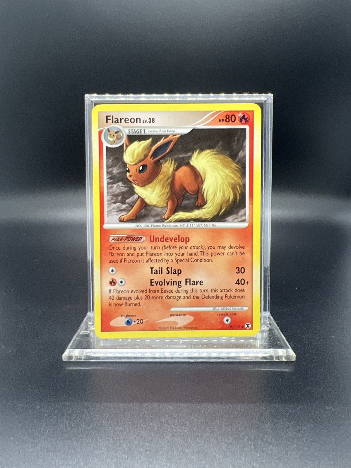 Pokemon Flareon 19/111 Rising Rivals - NEAR MINT