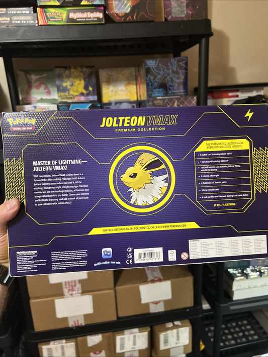 2022 Pokemon TCG Jolteon VMAX Premium Collection Box Factory Sealed