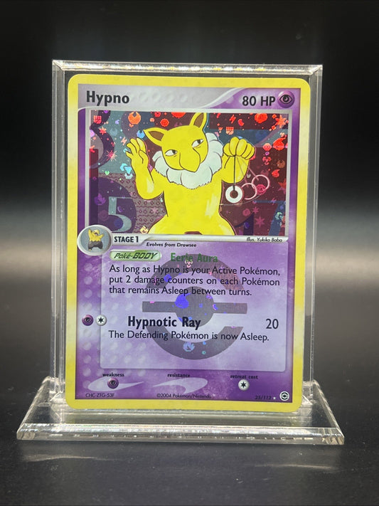 Hypno 25/112 – FireRed & LeafGreen – Reverse Holo – Near Mint - Pokemon