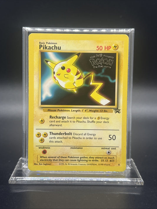 Pokemon Pikachu (1st Movie) 4 WB Promo Non Holo - MOD PLAY