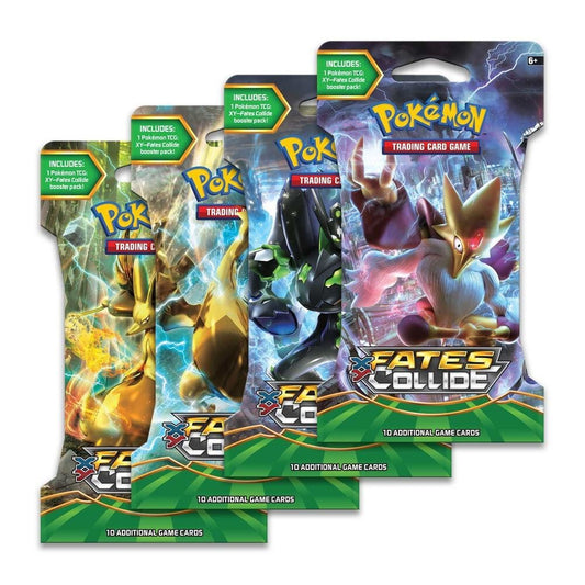 Pokemon XY Fates Collide Sleeved Booster Pack - CHOOSE YOUR ART
