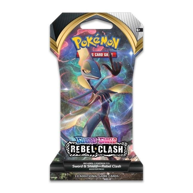 Pokemon Sword & Shield Rebel Clash Sleeved Booster Pack - CHOOSE YOUR ART