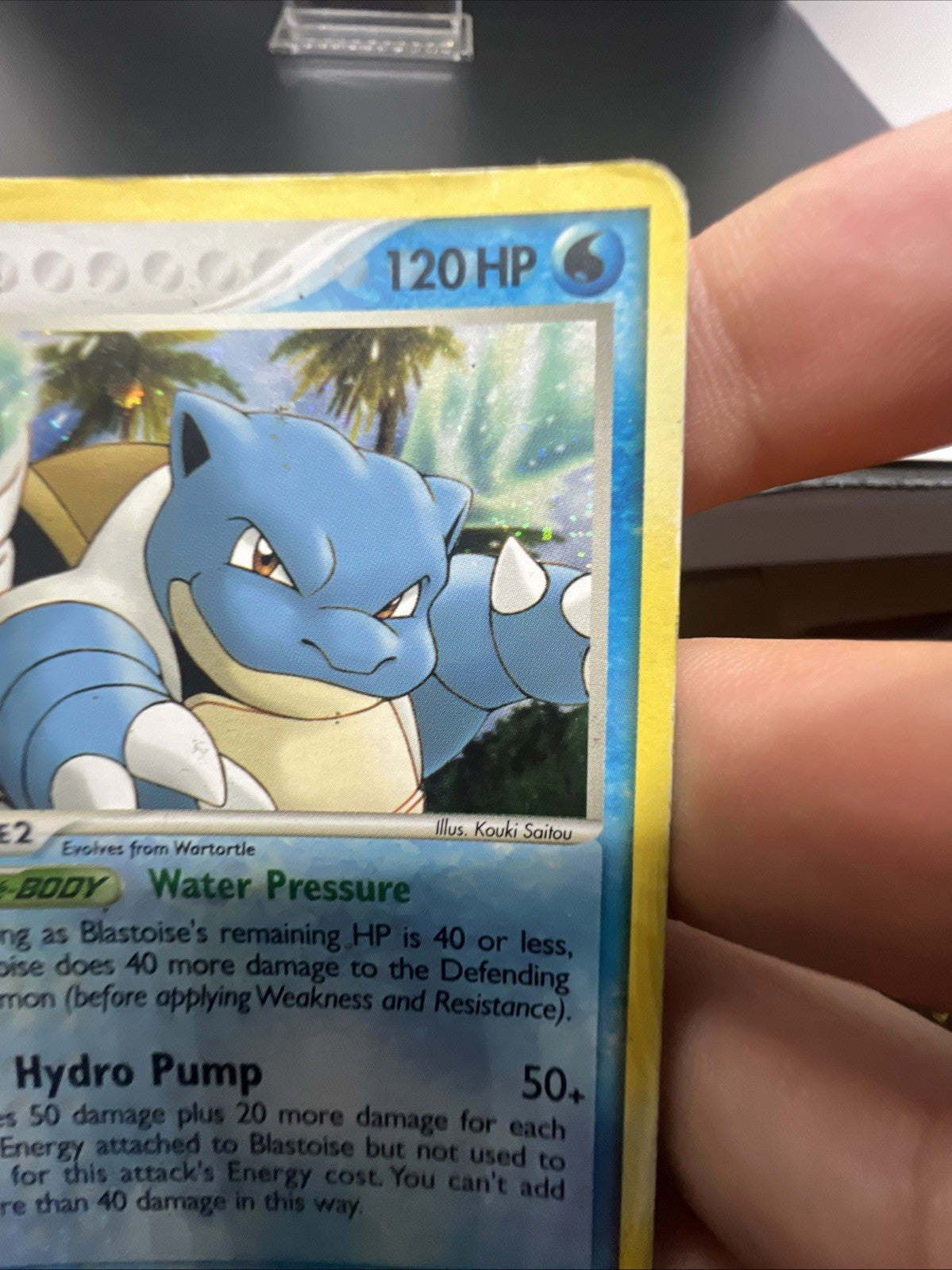Pokemon Blastoise - (EX Crystal Guardians) 014/100 Holo - HEAVY PLAY