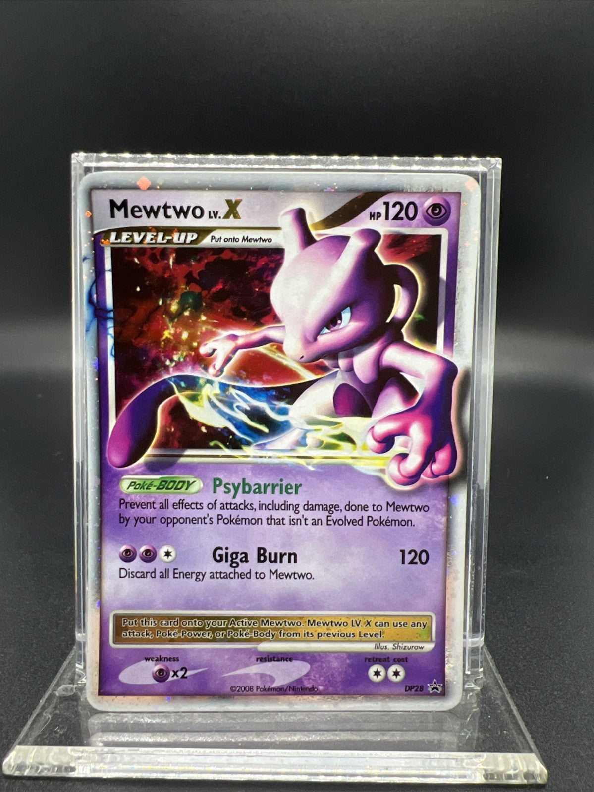 Pokemon Mewtwo LV.X DP28 Diamond and Pearl Promo - MOD PLAY