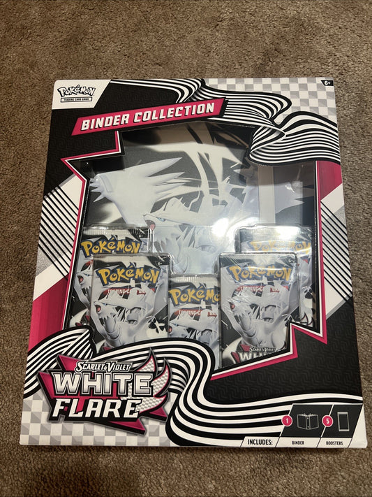 Pokémon Scarlet & Violet: White Flare Binder Collection Factory Sealed