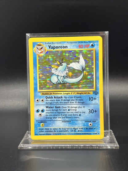 Pokemon Vaporeon 12/64 Jungle Holo - MOD PLAY