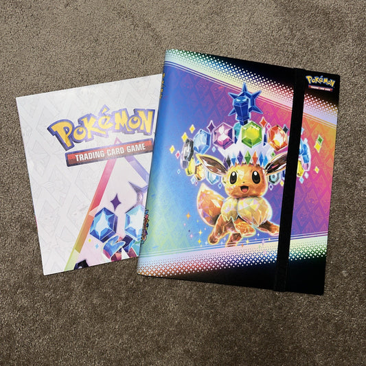 Pokémon TCG: Scarlet & Violet Prismatic Evolutions BINDER & POSTER ONLY