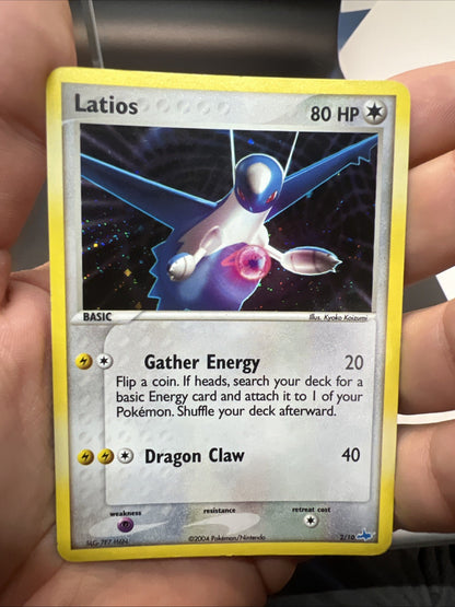 Pokemon Latios 2/10 EX Trainer Kit 1: Latias & Latios Holo - LIGHT PLAY