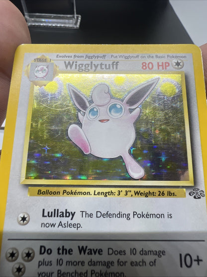 Pokemon Wigglytuff 16/64 – Jungle – Holo Rare – Heavy Play