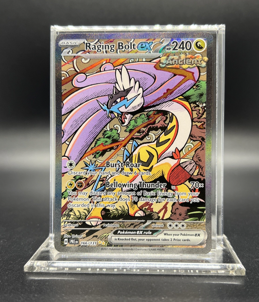 Raging Bolt ex (Full Art) 166/131 Scarlet &Violet SV - Prismatic Evolutions Holo