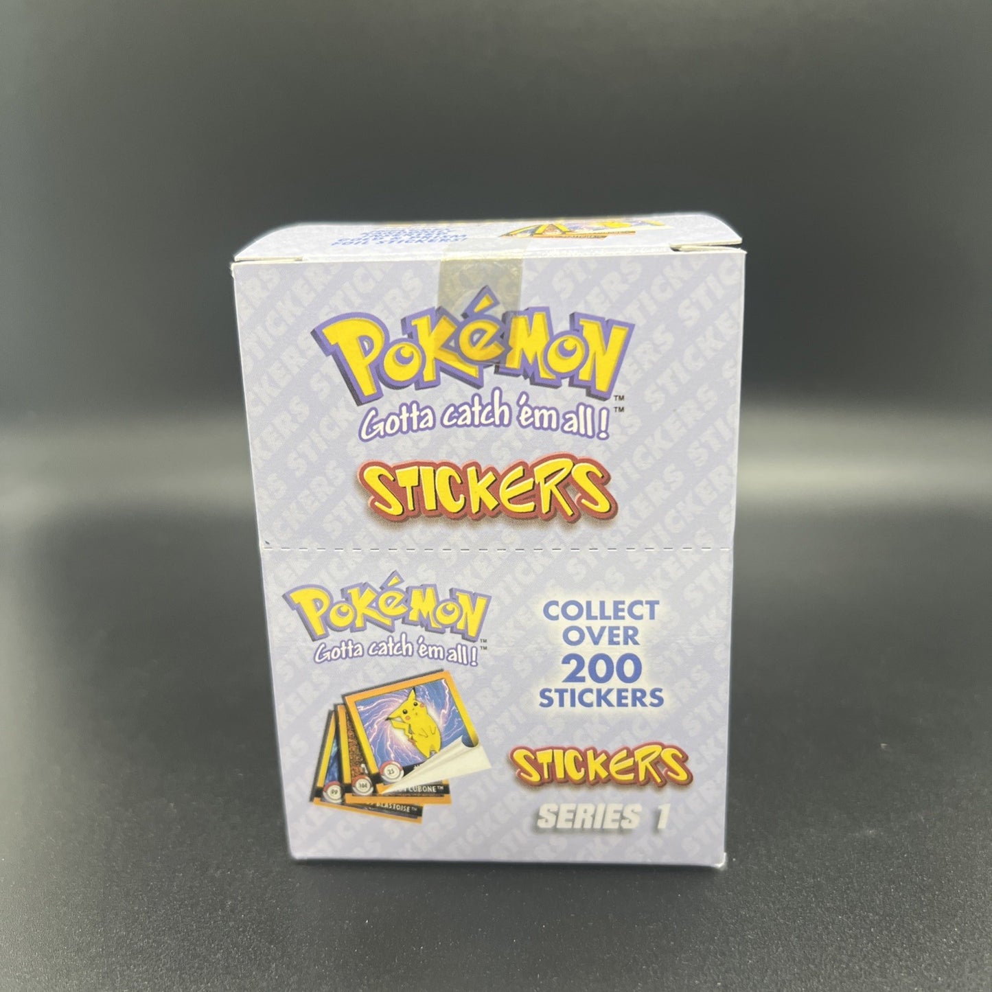 Pokémon 1999 ArtBox Stickers Series 1 Factory Sealed