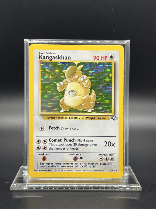 Pokemon Kangaskhan 05/64 – Jungle – Holo Rare – Heavy Play (C)