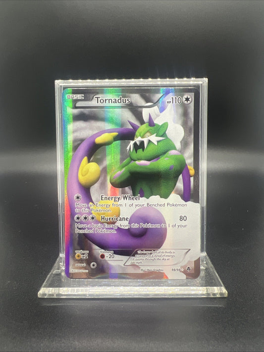 Pokemon Tornadus (Full Art) 98/98 Emerging Powers Holo - LIGHT PLAY