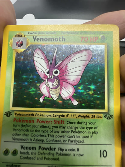 Pokemon Venomoth 1st Edition 13/64 Jungle Holo - MOD PLAY