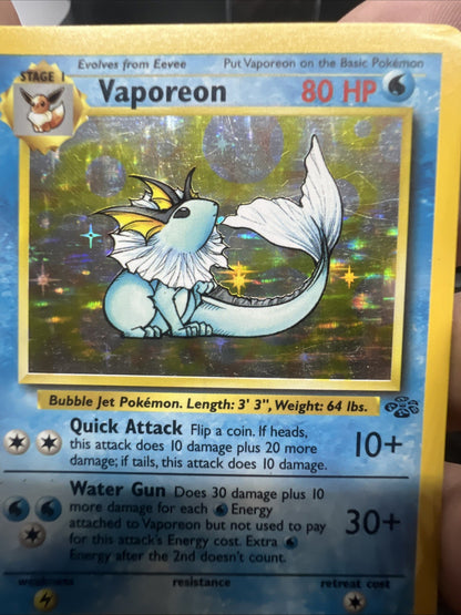 Pokemon Vaporeon 12/64 Jungle Holo - MOD PLAY