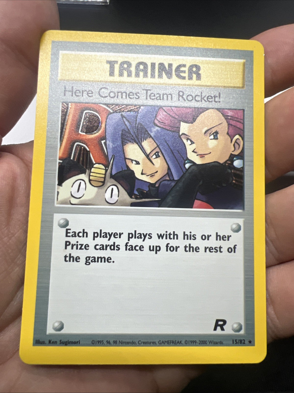 Pokemon Here Comes Team Rocket! 15/82 Team Rocket Holo - MOD PLAY