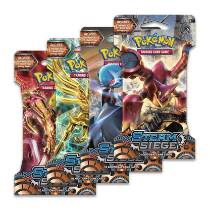 Pokemon XY Steam Siege Sleeved Booster Pack - CHOOSE YOUR ART