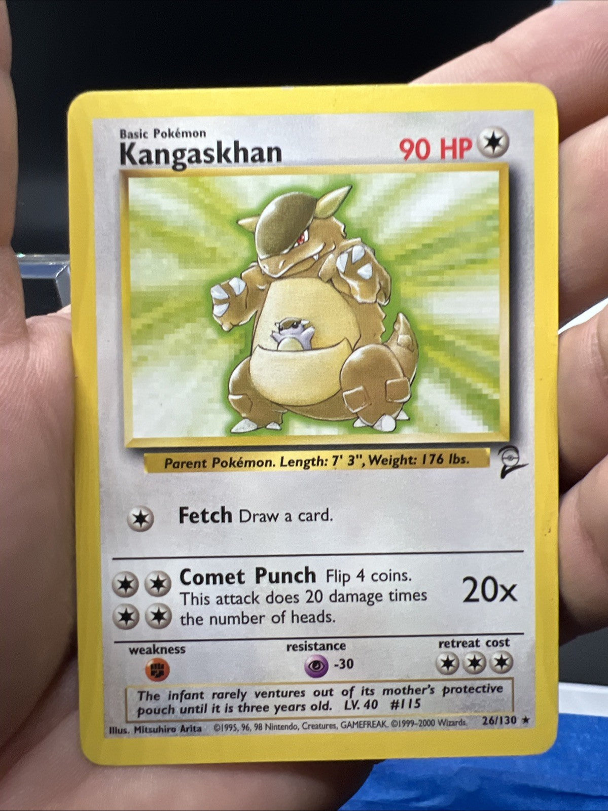 Pokemon Kangaskhan 026/130 Base Set 2 Rare - MOD PLAY